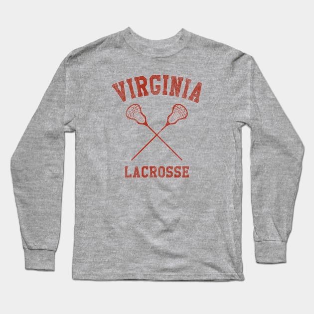 Virginia Lacrosse Long Sleeve T-Shirt by Pablo_jkson